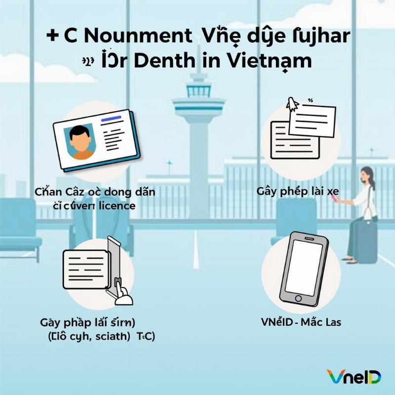 Danh sách các loại giấy tờ tùy thân hợp lệ khi bay nội địa Việt Nam không cần hộ chiếu cho người lớn và trẻ em.