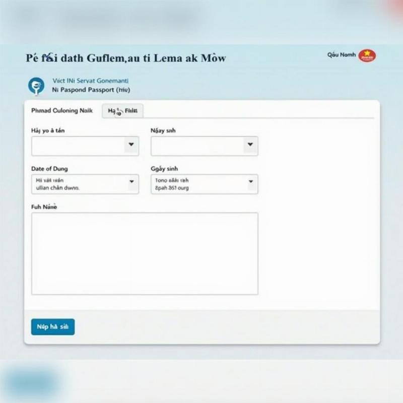 Hướng dẫn chi tiết các bước nộp hồ sơ xin cấp lại hộ chiếu hết hạn online 2025 trên Cổng Dịch vụ công.