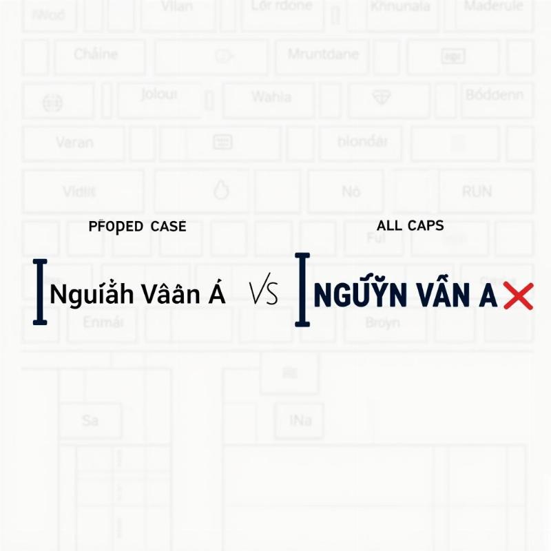 Ví dụ về lỗi sai sót thông tin thường gặp khi điền tờ khai điện tử cấp hộ chiếu