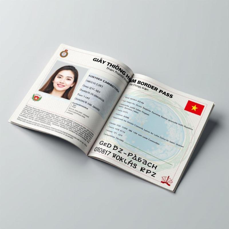 Mẫu Giấy Thông Hành biên giới Việt Nam Campuchia dùng để qua cửa khẩu Mộc Bài không cần hộ chiếu