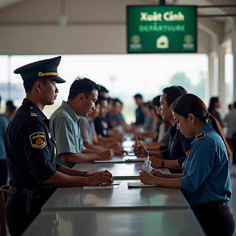 Quy trình làm thủ tục cho người dân qua cửa khẩu Mộc Bài không cần hộ chiếu bằng Giấy Thông Hành hợp lệ