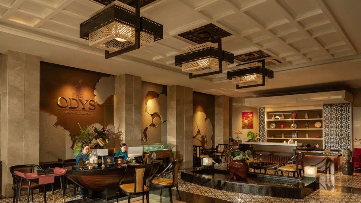 Không gian sang trọng tại The Odys Boutique Hotel